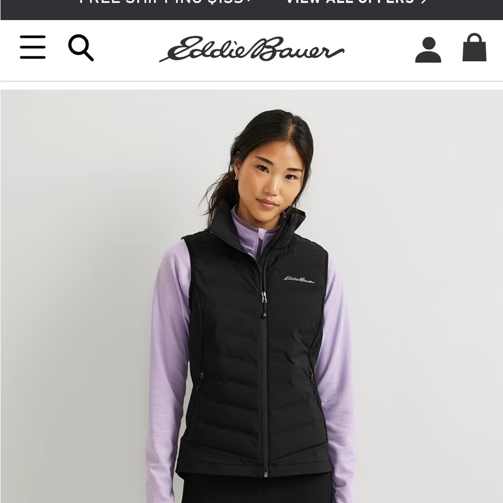 Eddie Bauer Women's MotionLoft Hybrid Down Vest